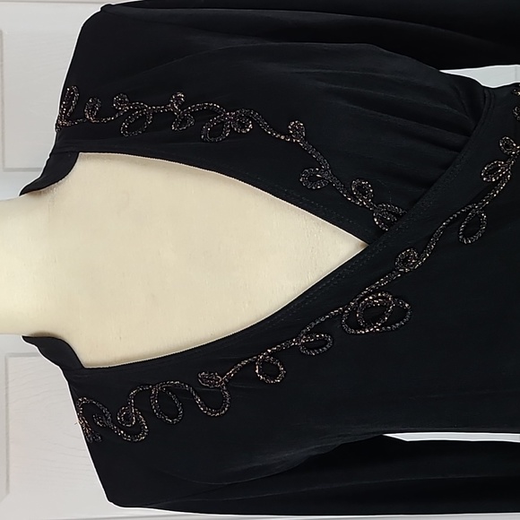 Chico's Travelers Crossover Blouse - Picture 2 of 11